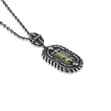 Lade das Bild in den Galerie-Viewer, Keltische Kette Silber 925 Schild mit Ogham Schrift