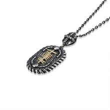 Lade das Bild in den Galerie-Viewer, Keltische Kette Silber 925 Schild mit Ogham Schrift