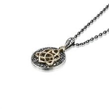 Lade das Bild in den Galerie-Viewer, Keltische Kette Silber 925 Trinity Knot und Herz