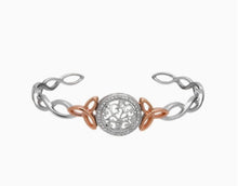 Lade das Bild in den Galerie-Viewer, Tree of Life Manschettenarmreif Silber 925 mit Rosévergoldung