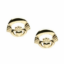 Lade das Bild in den Galerie-Viewer, Claddagh Ohrringe Nua Kollektion 10 ct. Gold 416 aus Irland