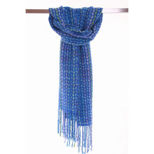 Lade das Bild in den Galerie-Viewer, Handgefertigter Schal COBBLE Mohair und Wolle
