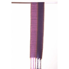 Lade das Bild in den Galerie-Viewer, Handgewebter Schal Amethyst aus Alpaka Wolle