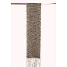 Lade das Bild in den Galerie-Viewer, Handgewebter Schal Black and White Mohair