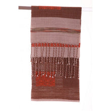 Lade das Bild in den Galerie-Viewer, Handgewebter Schal Coffee Cream Wolle
