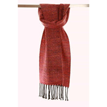 Lade das Bild in den Galerie-Viewer, Handgewebter Schal Diamond Wolle Mohair