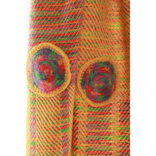 Lade das Bild in den Galerie-Viewer, Handgewebter Schal Double Faced Wolle und Mohair