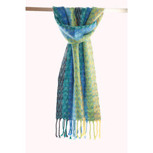 Lade das Bild in den Galerie-Viewer, Handgewebter Schal Fantasy Mohair