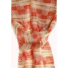 Lade das Bild in den Galerie-Viewer, Handgewebter Schal Natural Tenderness Wolle Mohair