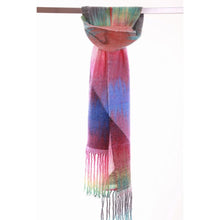 Lade das Bild in den Galerie-Viewer, Handgewebter Schal Ombre