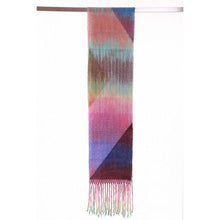 Lade das Bild in den Galerie-Viewer, Handgewebter Schal Ombre