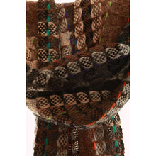 Lade das Bild in den Galerie-Viewer, Handgewebter Schal PEPITO Alpaka