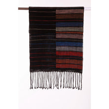 Lade das Bild in den Galerie-Viewer, Handgewebter Schal Piano aus Leinen und Baumwolle