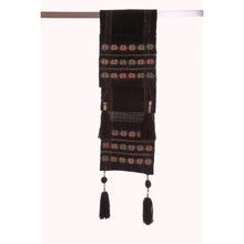 Lade das Bild in den Galerie-Viewer, Handgewebter Schal Pockets Wolle Mohair