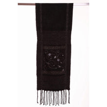 Lade das Bild in den Galerie-Viewer, Handgewebter Schal QUEENLY Mohair und Viskose