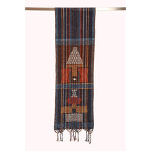 Lade das Bild in den Galerie-Viewer, Handgewebter Schal Silky Note Seide