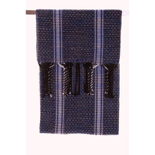 Lade das Bild in den Galerie-Viewer, Handgewebter Schal Winter Tiles Wolle Mohair