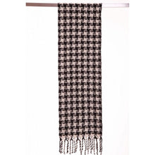 Lade das Bild in den Galerie-Viewer, Handgewebter Winterschal Evergreen Wolle