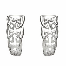 Lade das Bild in den Galerie-Viewer, Irisch / keltische Ohrstecker Trinity Knot Silber