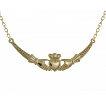 Lade das Bild in den Galerie-Viewer, Irische Kette Claddagh Anhänger Silber 925