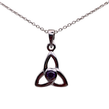 Lade das Bild in den Galerie-Viewer, Irische Kette Silber 925 mit Anhänger Trinity Knot