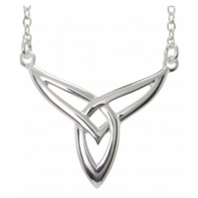 Lade das Bild in den Galerie-Viewer, Irische Kette Trinity Knot Silber 925 Silber 925