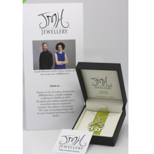 Lade das Bild in den Galerie-Viewer, Irische Kette Trinity Knot aus Silber 925 mit Schmuckstein