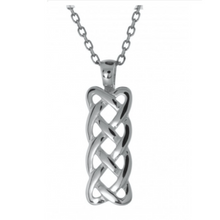 Lade das Bild in den Galerie-Viewer, Irische Kette keltischer Knoten in Silber 925 Gold oder Weißgold