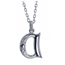 Lade das Bild in den Galerie-Viewer, Irische Kette mit Initialien Anhänger Buchstabe A