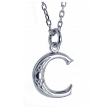 Lade das Bild in den Galerie-Viewer, Irische Kette mit Initialien Anhänger Buchstabe C