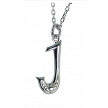Lade das Bild in den Galerie-Viewer, Irische Kette mit Initialien Anhänger Buchstabe J