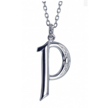 Lade das Bild in den Galerie-Viewer, Irische Kette mit Initialien Anhänger Buchstabe P