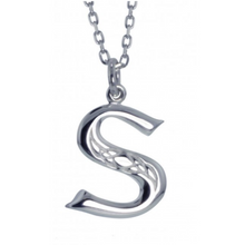 Lade das Bild in den Galerie-Viewer, Irische Kette mit Initialien Anhänger Buchstabe S