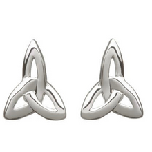 Lade das Bild in den Galerie-Viewer, Irische Ohrringe Trinity Knot 10 ct Gold 416