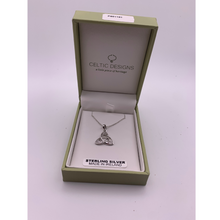 Lade das Bild in den Galerie-Viewer, Irische keltische Kette mit Anhänger Trinity Knot Silber 925