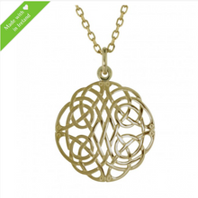 Lade das Bild in den Galerie-Viewer, Irischer Anhänger keltischer Knoten Silber Silber 925