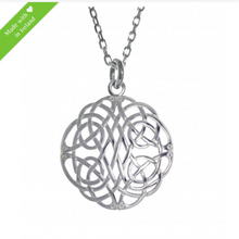 Lade das Bild in den Galerie-Viewer, Irischer Anhänger keltischer Knoten Silber Silber 925