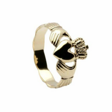 Lade das Bild in den Galerie-Viewer, Irischer Claddagh Ring Damen aus Silber 925 oder Gold