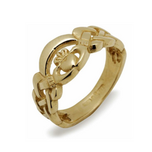 Lade das Bild in den Galerie-Viewer, Irischer Claddagh Ring in Gold aus der Nua Kollektion