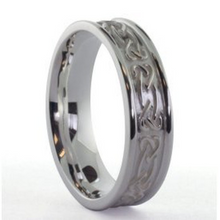 Lade das Bild in den Galerie-Viewer, Irischer Herrenring Silber keltische Knoten