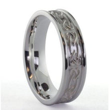 Lade das Bild in den Galerie-Viewer, Irischer Herrenring Silber keltische Knoten