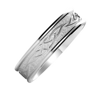 Lade das Bild in den Galerie-Viewer, Irischer Herrenring Trinity Knot Silber 925