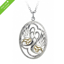 Lade das Bild in den Galerie-Viewer, Irischer Schmuck Kette die vier Children of Lir Silber