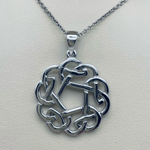 Lade das Bild in den Galerie-Viewer, Keltische Kette Anhänger keltischer Knoten Silber 925