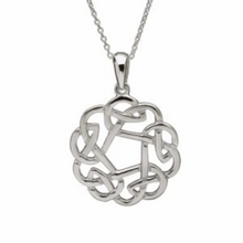 Lade das Bild in den Galerie-Viewer, Keltische Kette Anhänger keltischer Knoten Silber 925