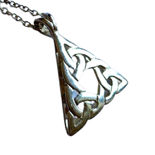 Lade das Bild in den Galerie-Viewer, Keltische Kette Silber 925 mit Anhänger Trinity Knot