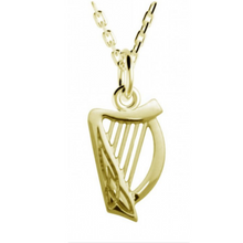 Lade das Bild in den Galerie-Viewer, Keltische Kette mit Anhänger Harfe