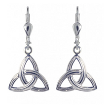 Lade das Bild in den Galerie-Viewer, Keltische Ohrringe Trinity Knot Silber 925