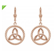 Lade das Bild in den Galerie-Viewer, Keltische Ohrringe Trinity knot Silber 925