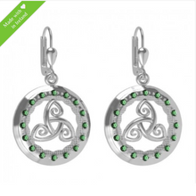 Lade das Bild in den Galerie-Viewer, Keltische Tir Na Nog Ohrringe Silber 925